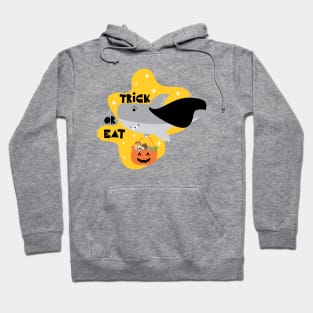 Shark Vampire Trick or Eat Hoodie